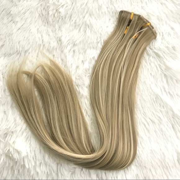 - 22” 16 Clips hair extension clip in main image 5
